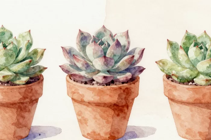 Trio Succulents