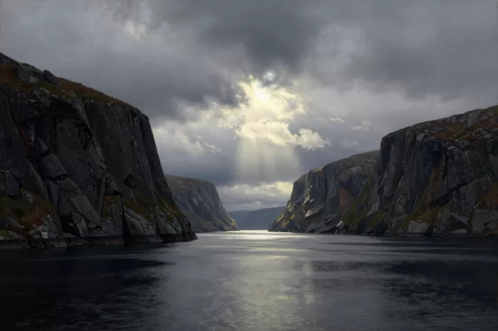 Sunshaft Fjord