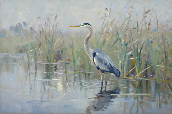Morning Heron