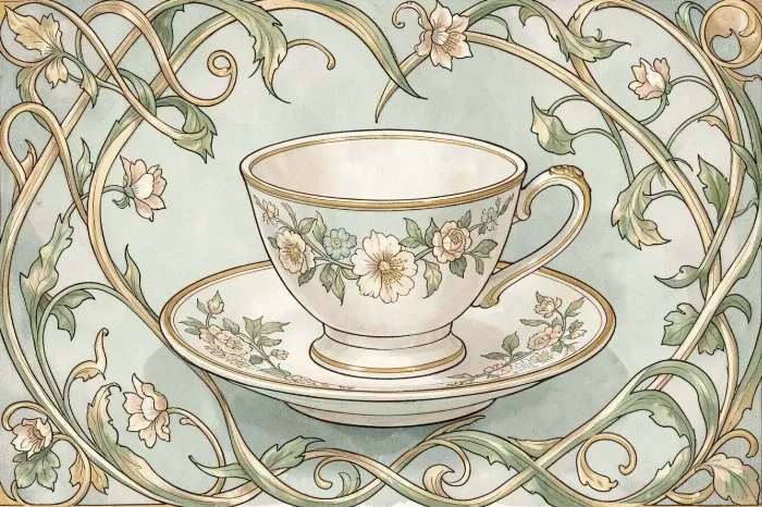Sage Teacup