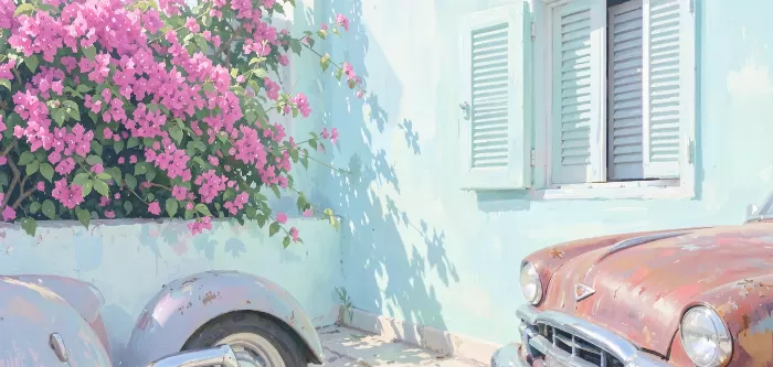 Turquoise Wall