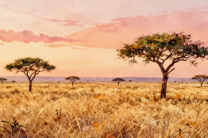 Sunset Acacias