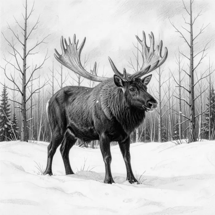 Winter Caribou