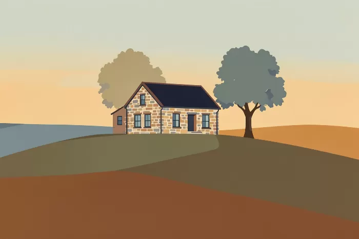Evening Farmstead