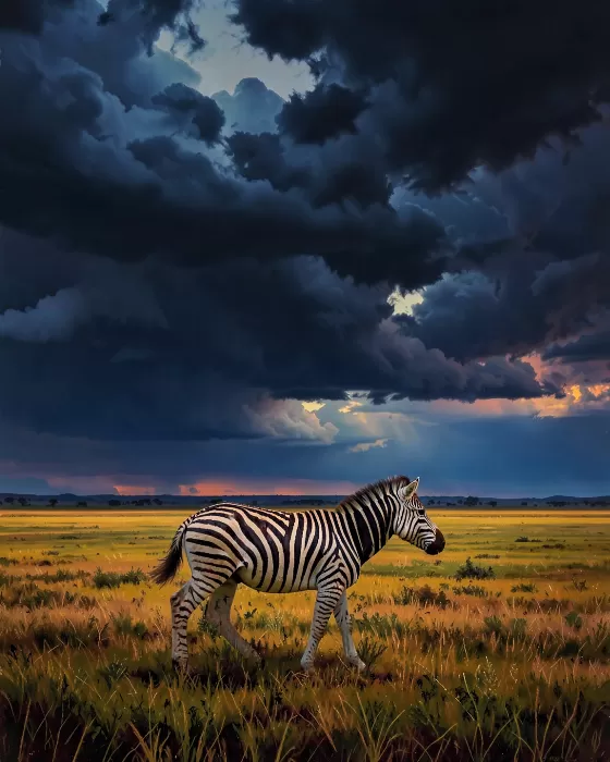 Lone Zebra