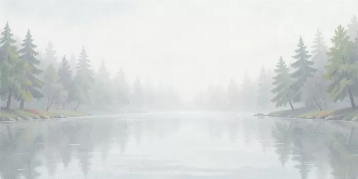 Misty Shoreline