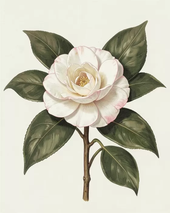 Botanical Camellia