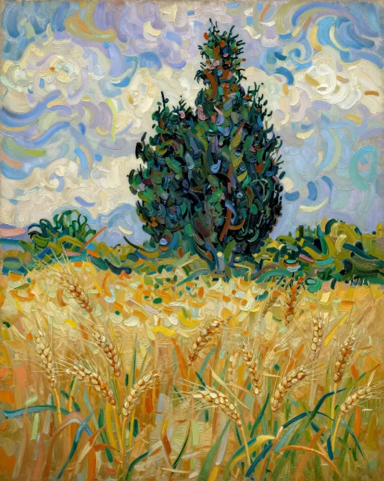 Swirling Wheat