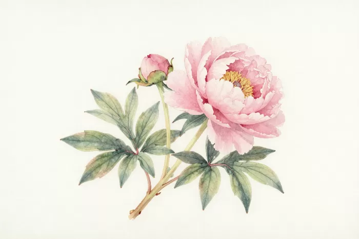 Peony Stem III