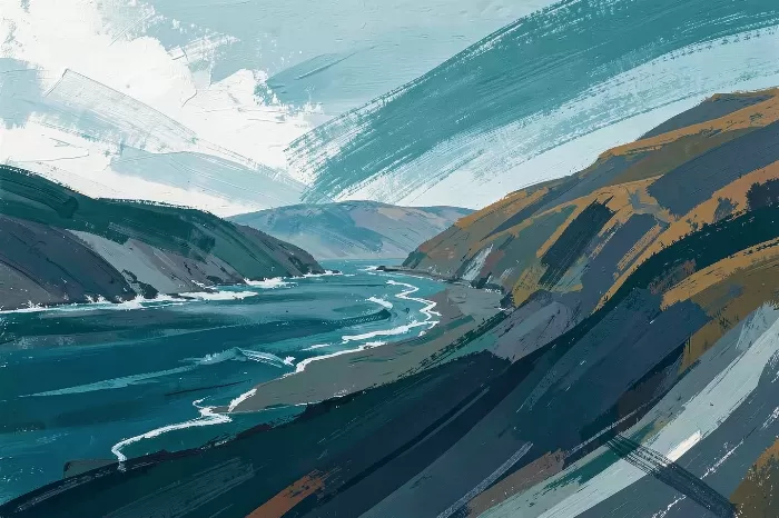 Teal Coastline