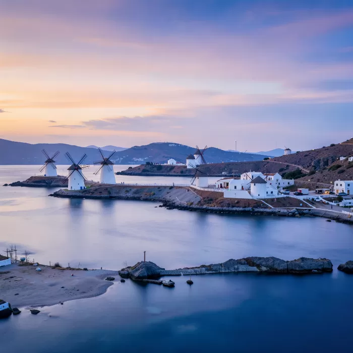 Dusk Windmills