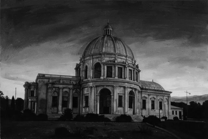 Observatory Silhouette