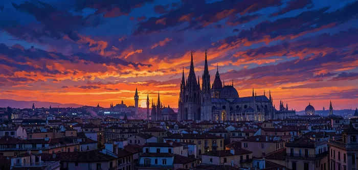 Milan Sunset