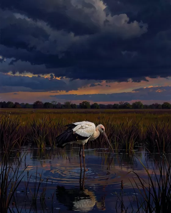 Marsh Stork III