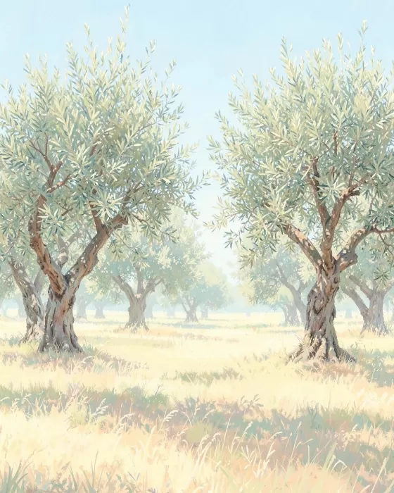 Sunlit Olives
