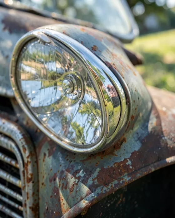 Patina Headlight