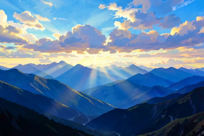 Sunlit Ridges