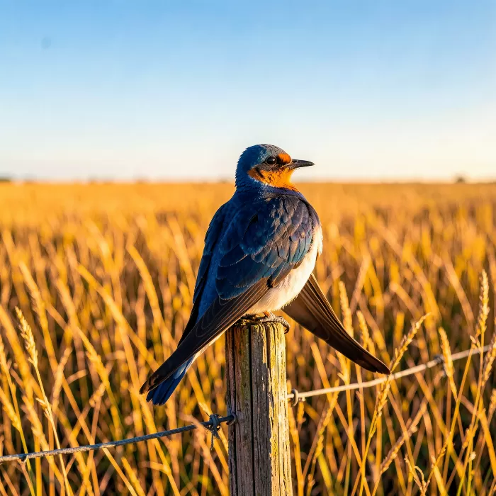 Sunlit Swallow