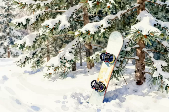 Pine Snowboard