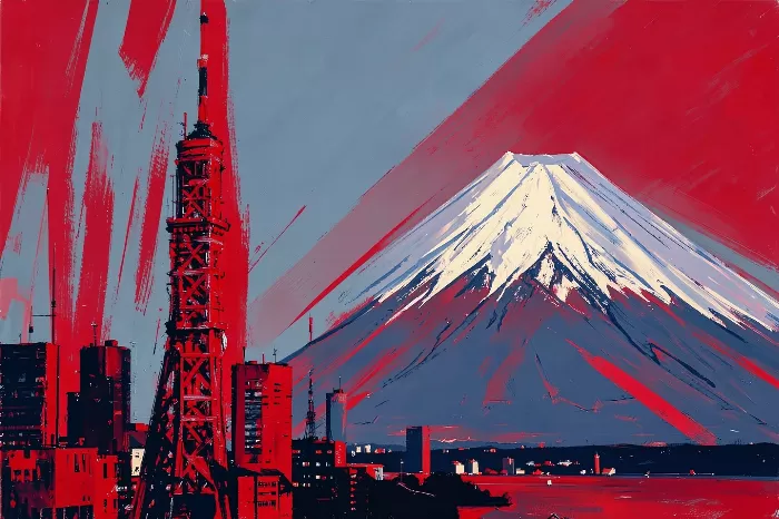 Vermilion Skyline