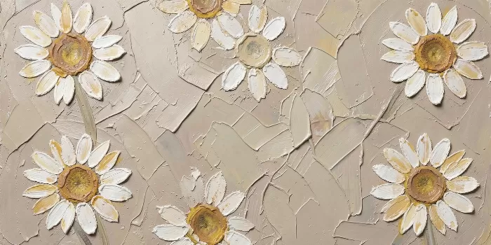 Pale Sunflowers