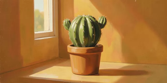 Sunlit Cactus