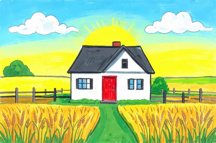Farmhouse Sunrise