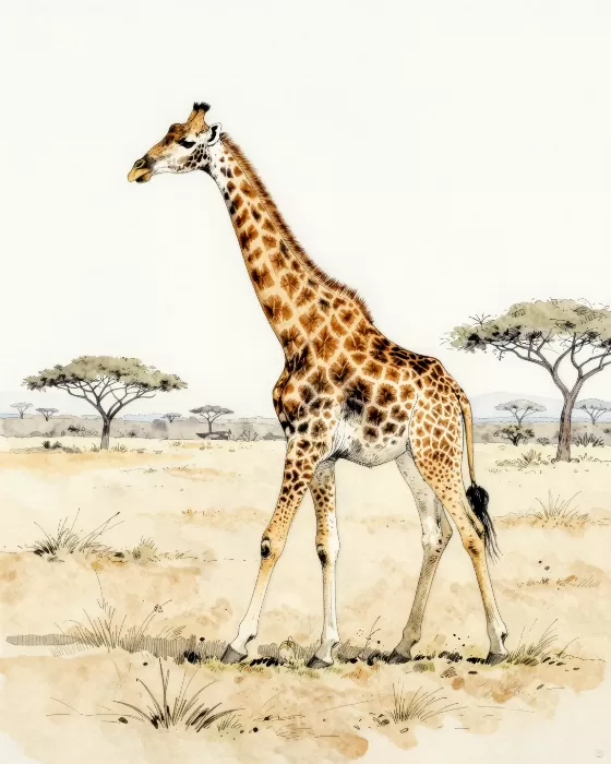 Ochre Giraffe