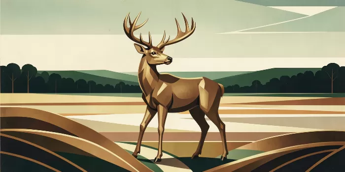 Deco Stag