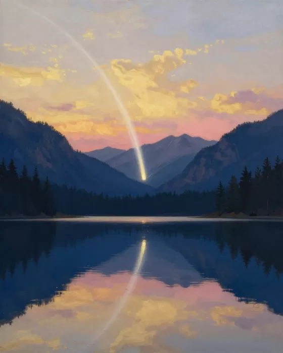 Mirrored Comet