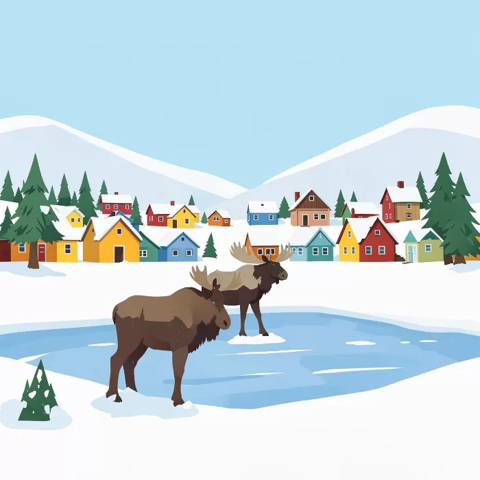 Moose Snow
