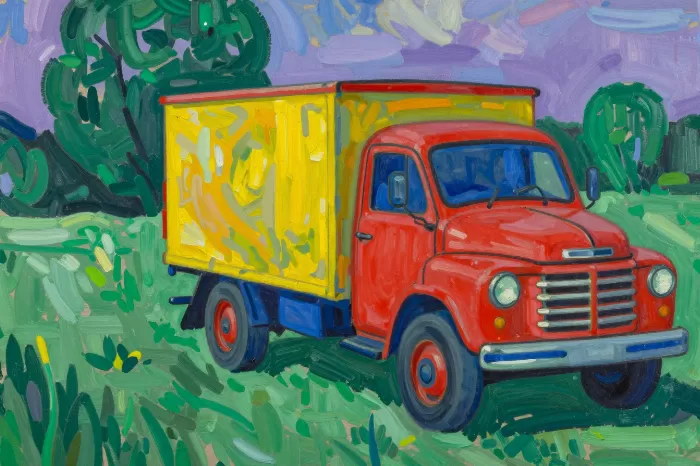 Fauvist Truck