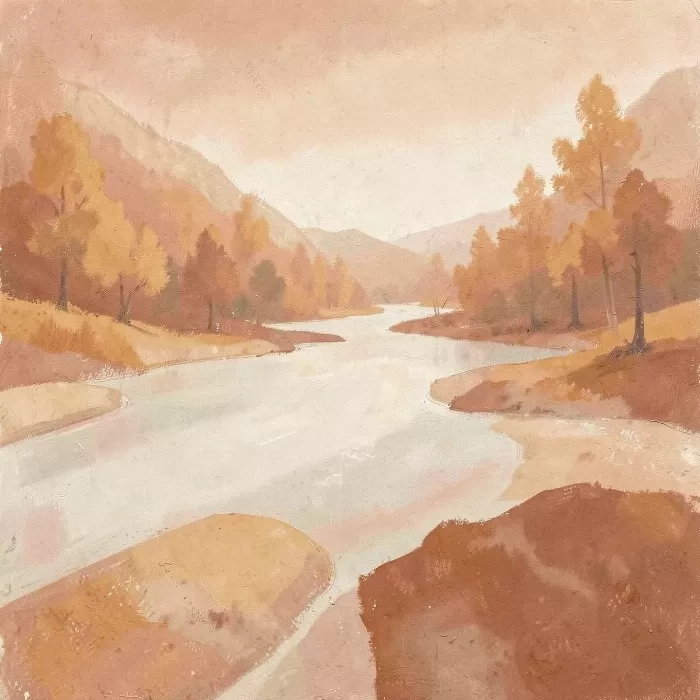 Riverbank Autumn
