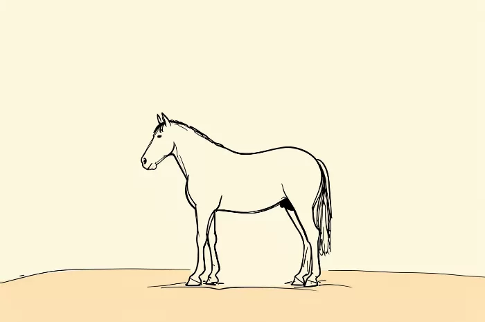 Cream Horse
