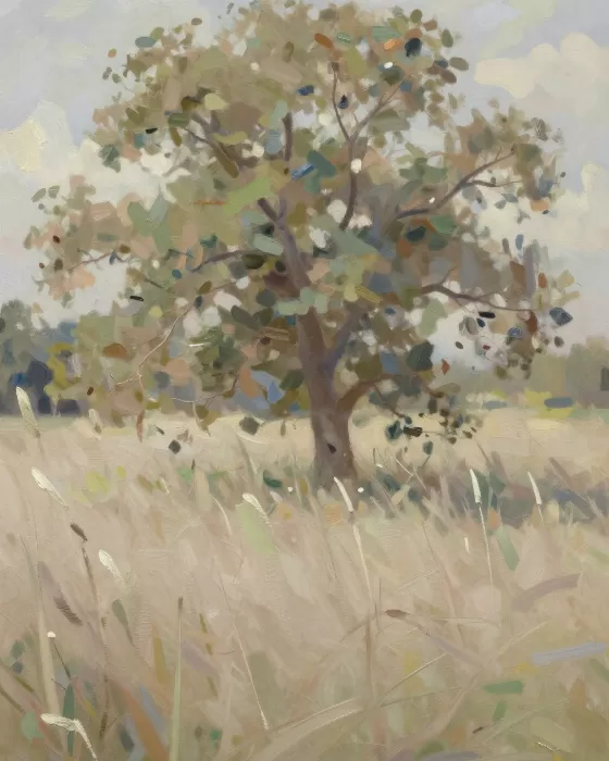 Oak At Dawn