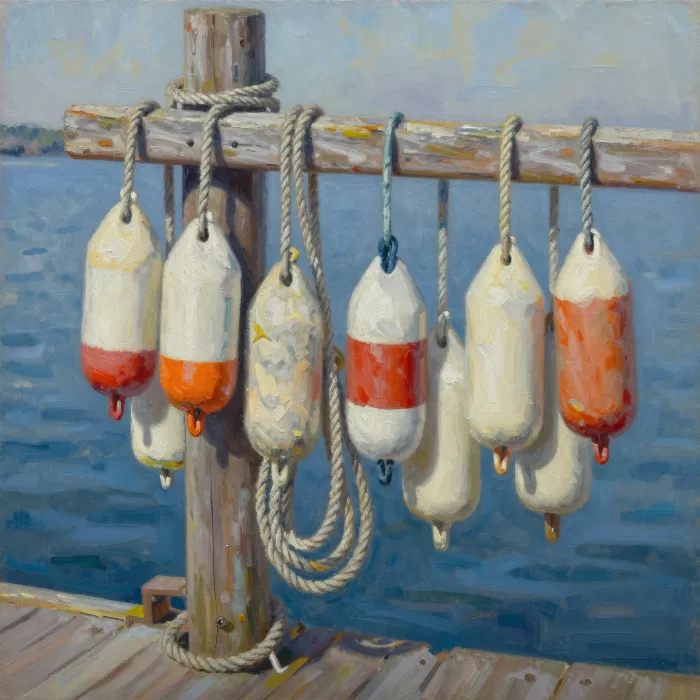 Coiled Buoys