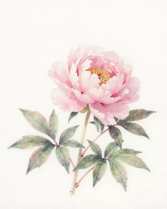 Peony Stem