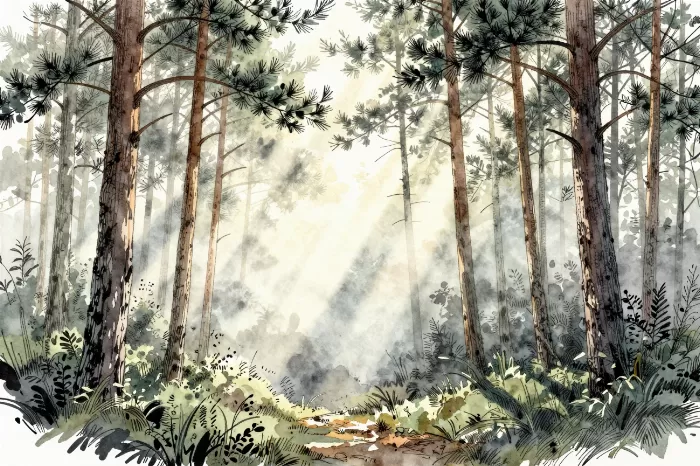 Pine Sunbeams