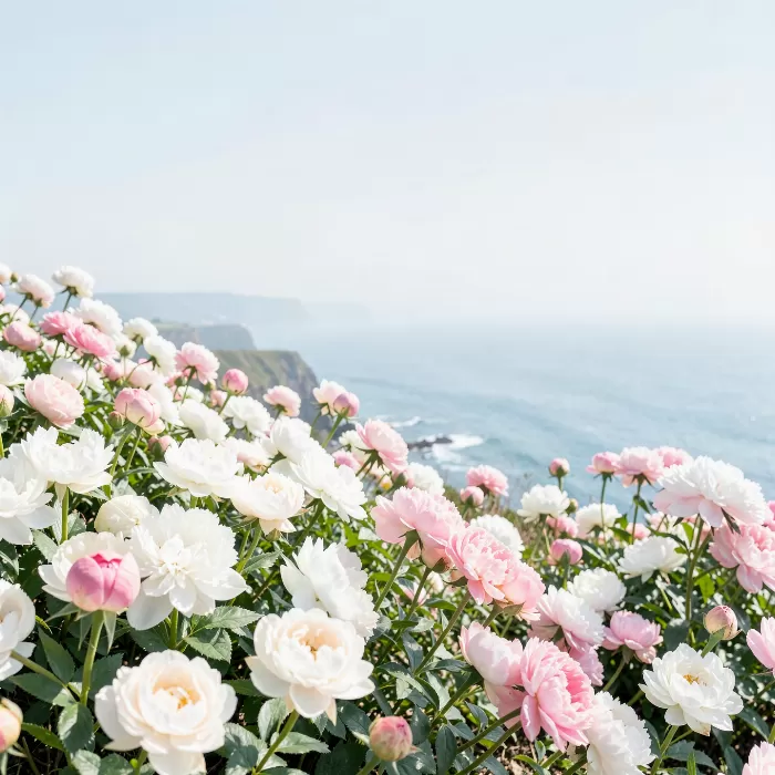 Clifftop Peonies
