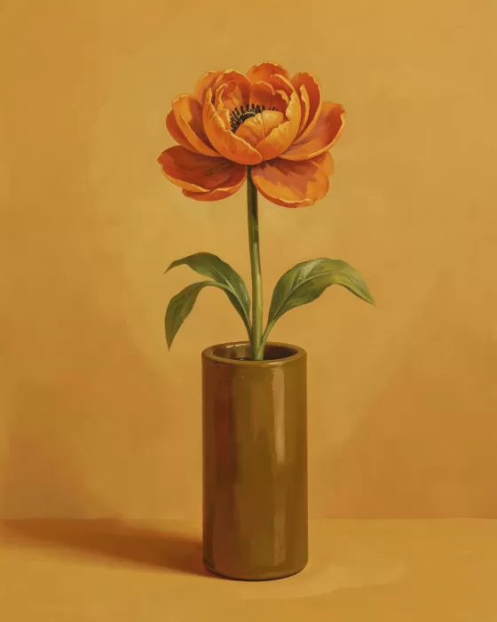 Mustard Peony