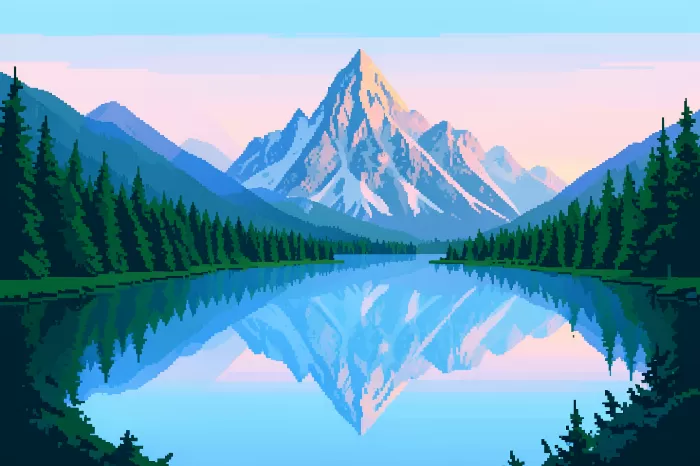 Pixel Lake