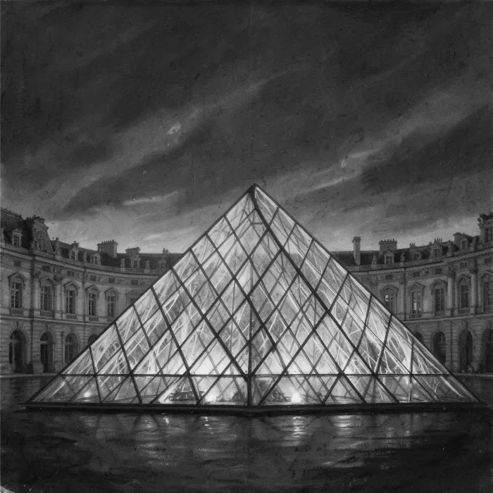 Louvre Dusk