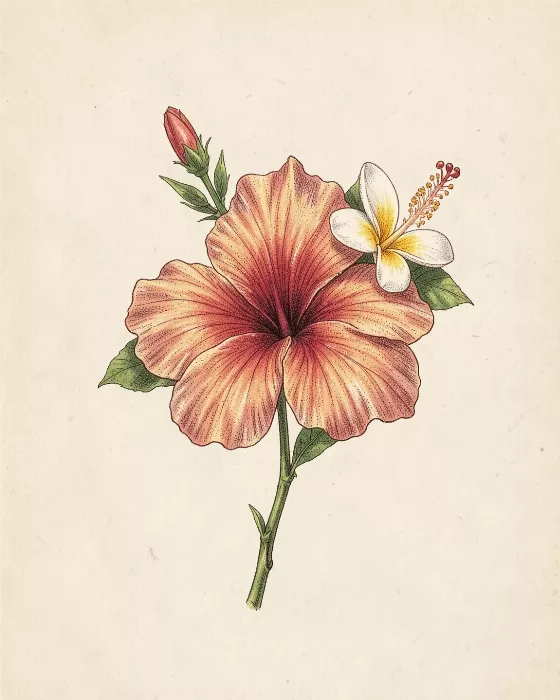 Hibiscus Sprig