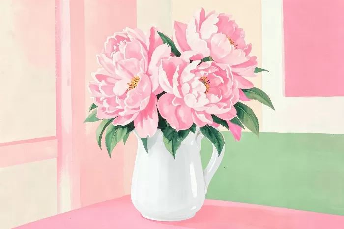 Pitcher Peonies