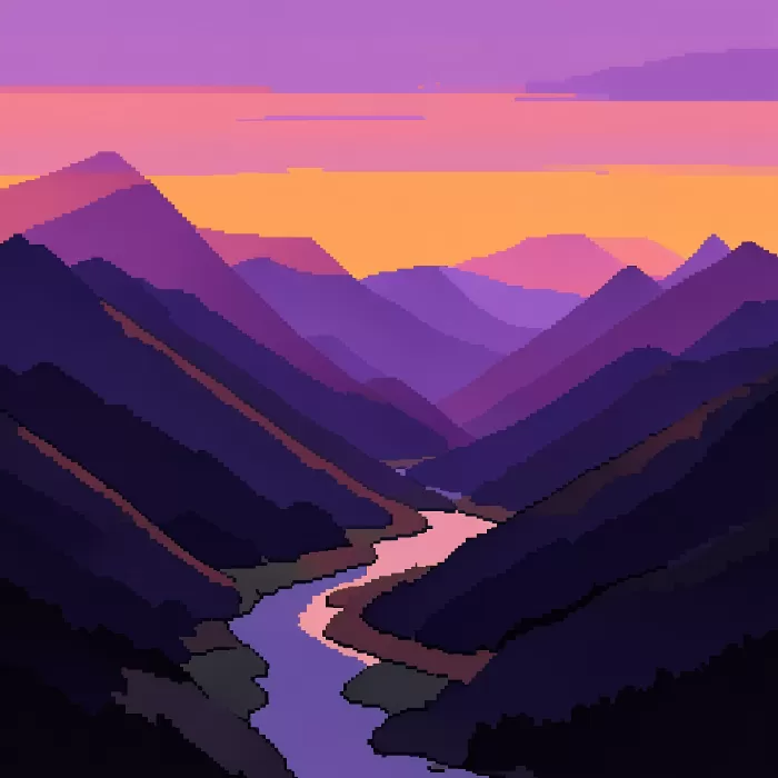 Pixel Sunset