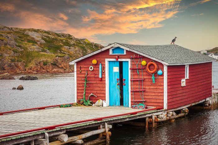 Grandpas Stage - Newfoundland art print