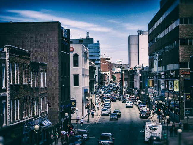 Vintage Water Street - Newfoundland art print