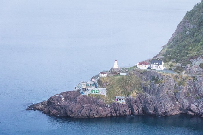 Fogs Rolling In Fort Amherst - Newfoundland art print
