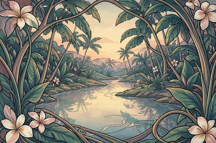 Plumeria Pond