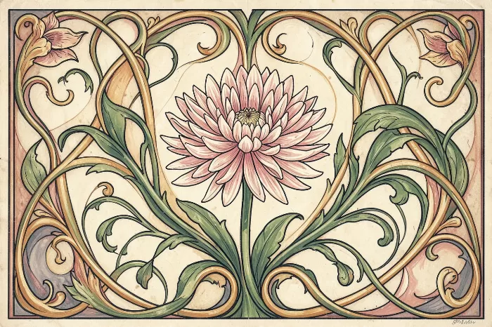 Art Nouveau Floral